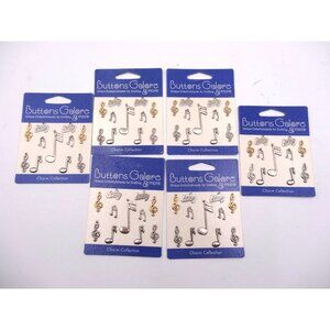 Buttons Galore & more Charm Collection Music theme 66 Charms 6 New Packs